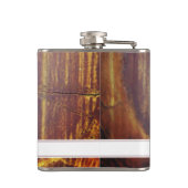 Präambel der US-Verfassung über texturierten Hinte Flachmann (Rückseite)