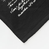 Präambel der Verfassung Wir Menschen Fleecedecke (Ecke)