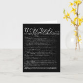 Präambel der Verfassung Wir Menschen Karte (Gelbe Blume)