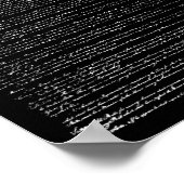 Präambel der Verfassung Wir Menschen Poster (Ecke)