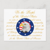 Präambel zur Verfassung Postkarte (Vorderseite)