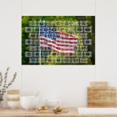 Präamble Perfection - US-Verfassung Poster (Küche)