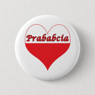 Prababcia Polnisches Herz Button