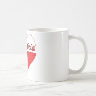 Prababcia Polnisches Herz Kaffeetasse