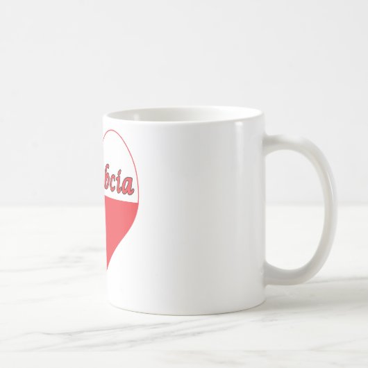 Prababcia Polnisches Herz Kaffeetasse (Rechts)