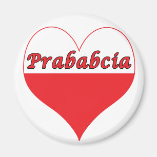 Prababcia Polnisches Herz Magnet