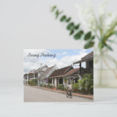 Prabang Street Postkarte (Stehend Vorderseite)