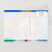 Prabhutaratna Buddha Coole orientalische Padmakuma Postkarte (Rückseite)