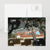 Praça da Figueira Postkarte (Vorne/Hinten)