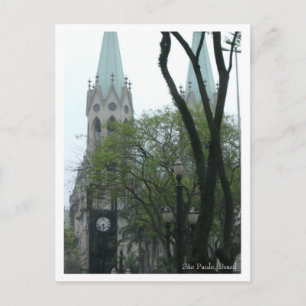 Praça da Sé Postcard - Maßgeschneidert Postkarte