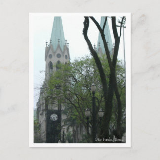 Praça da Sé Postcard - Maßgeschneidert Postkarte