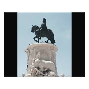 Praça do Comércio Statue Fotodruck