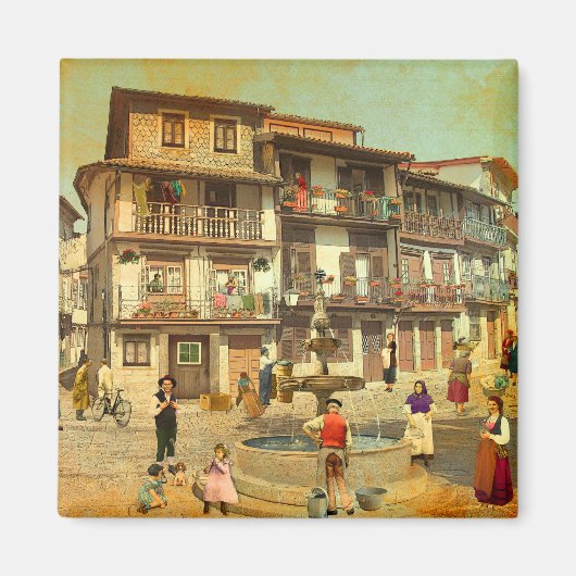 Praça São Tiago (Guimarães - Portugal) Magnet (Vorne)