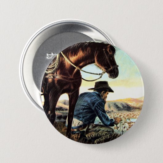Prachen Cowboy Button (Vorne & Hinten)