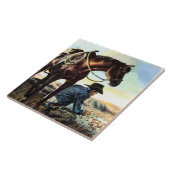 Prachen Cowboy Fliese (Seite)