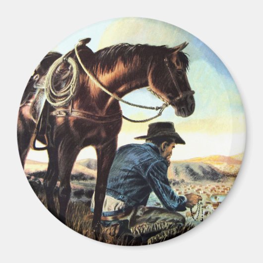 Prachen Cowboy Magnet (Vorne)