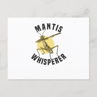 Prachen des Mantis Insect Lover Postkarte