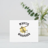 Prachen des Mantis Insect Lover Postkarte (Stehend Vorderseite)