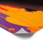 Prachen eines Otter Art Poster - Anpassbare Drucka (Ecke)