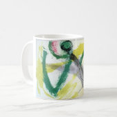 Prachen Mantis Abstrakt Jeff Hankamer Artjunkhaus Kaffeetasse (Vorderseite Links)