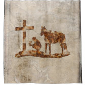 Pracht-Cowboy-Duschvorhang Duschvorhang (Vorderseite)