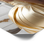 Pracht Mutter Elegant Gold & Weiß Druck Poster (Ecke)