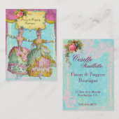 PRACHT-U. FRIPPERY-BUTIKE-CHUBBY GRÖSSEN-GESCHÄFT VISITENKARTE (Vorne/Hinten)