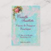 PRACHT-U. FRIPPERY-BUTIKE-CHUBBY GRÖSSEN-GESCHÄFT VISITENKARTE (Rückseite)