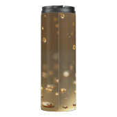 prächtig goldschimmernde Thermal Tumbler Thermosbecher (Rückseite)
