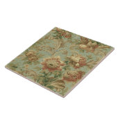 Prächtige Alt-Welt-Antik-Blumen-Faux-Textur Fliese (Seite)
