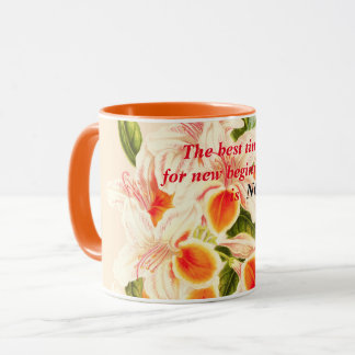 Prächtige Azalee, Florales Orange Tasse