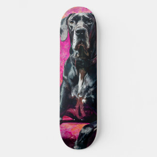 Prächtige Deutsche Dogge Skateboard