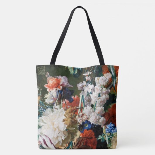 prächtige Florals Tasche (Rückseite)