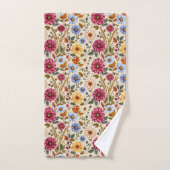 Prächtige Herbstblumen Badhandtuch Set (Handtuch)