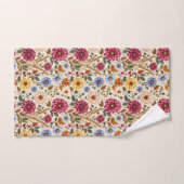 Prächtige Herbstblumen Badhandtuch Set (Handtuch)