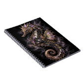 Prächtige Kosmische-Seepferdchen-Fantasy-Kunst Notizblock (Rechte Seite)