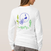 prächtige Pfau T-Shirt (Rückseite)