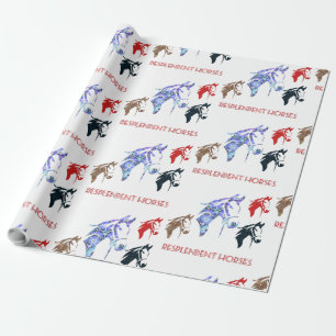 prächtige Pferde Geschenkpapier