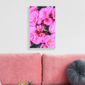 prächtige rosa Blume Leinwanddruck (Insitu (Wohnzimmer))