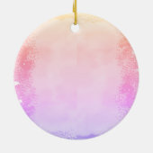 Prächtige Rose der Mama Keramik Ornament (Hinten)