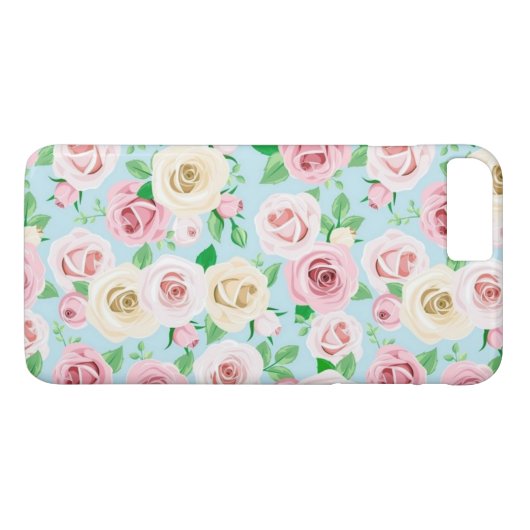 prächtige Rosen Case-Mate iPhone Hülle (Rückseite (Horizontal))