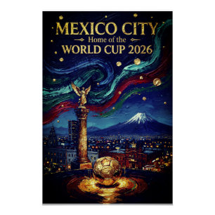Prächtige und luxuriöse Mexico City Kunstwerke Poster