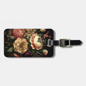 Prächtige Vintage Blumenordnung Gepäckanhänger (Vorderseite horizontal)
