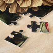 Prächtige Vintage Blumenordnung Puzzle (Seite)