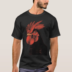 Prächtiger Hahn Majestätischer Stolz Porträt T-Shirt