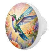 Prächtiger Kolibri Keramikknauf (Rechts)