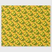 Prächtiger Papagei Geschenkpapier (Flach)