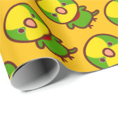Prächtiger Papagei Geschenkpapier (Rolleneckpunkt)