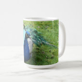 Prächtiger Pfau Kaffeetasse (VorderseiteRechts)