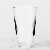 Prächtiger schwarzer Hengst Glas (Rechts)